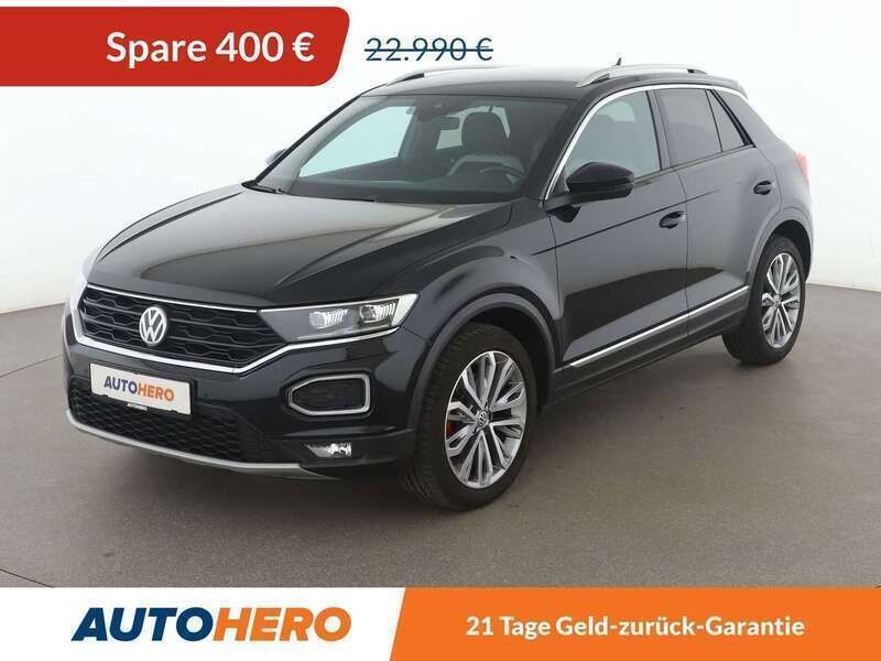 Schwarz Gebraucht 2019 VW T-Roc Sport SUV | 22.020 € (Fairer Preis) - Bild 1/3