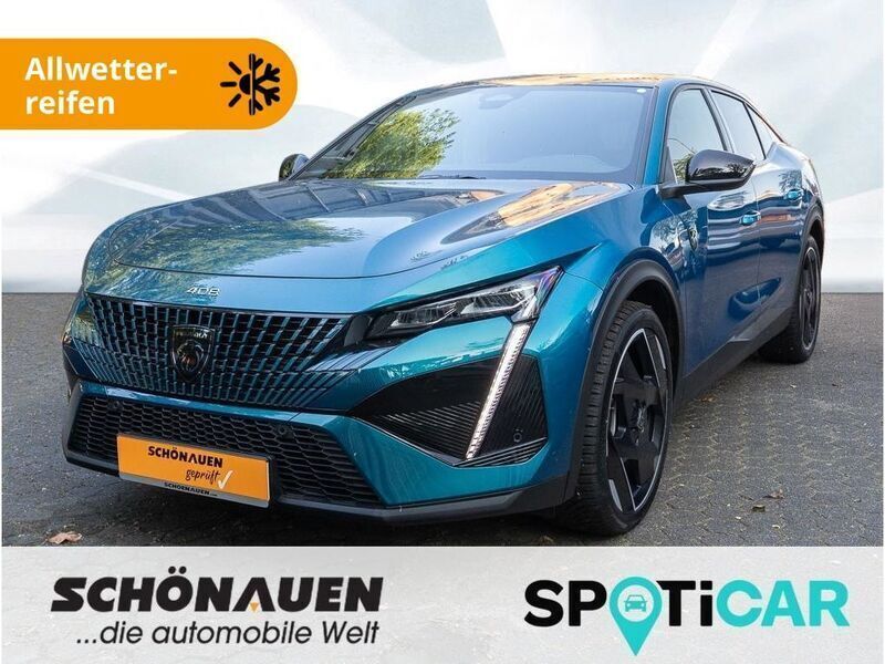Blau Gebraucht 2023 Peugeot 408 GTi Limousine | 33.990 € (Fairer Preis) - Bild 1/4