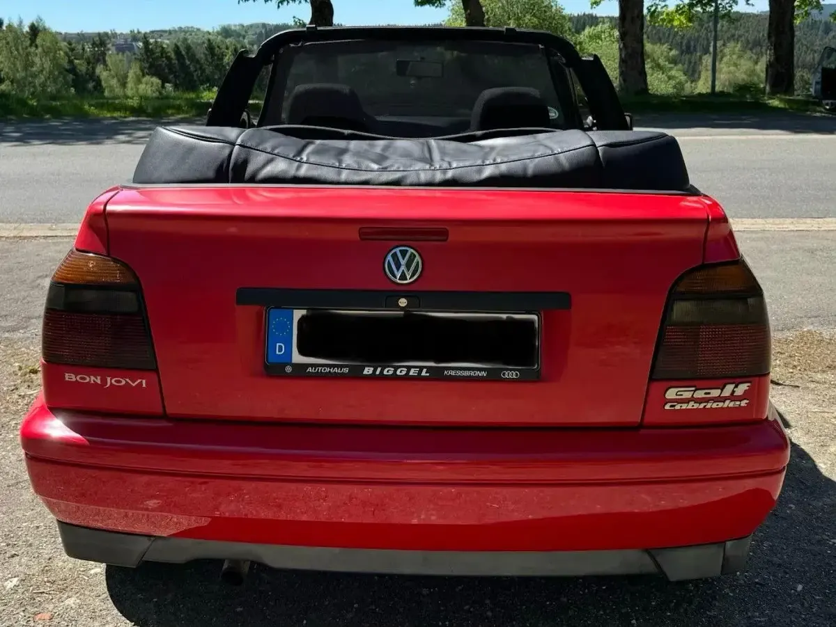 Gebraucht VW Golf Cabriolet 101 PS (74 kW) 1997 Rot Cabrio