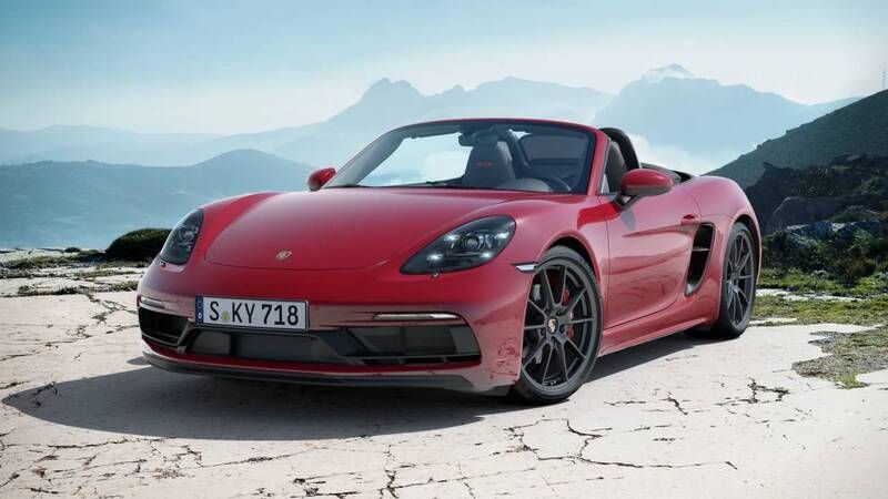 Karminrot Gebraucht 2024 Porsche 718 Boxster GTS | 102.590 € (Etwas zu teuer) - Bild 1/4