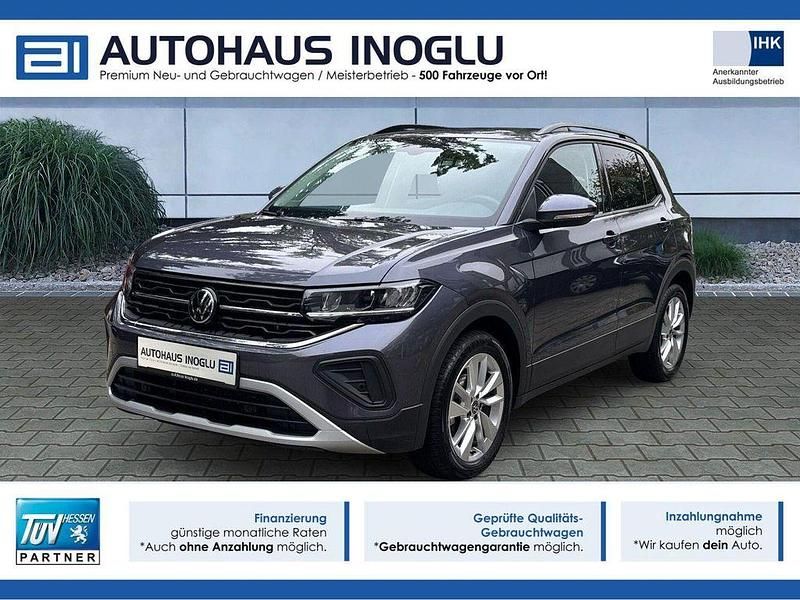 Grau rauchgrau metallic (metallic) Gebraucht 2024 VW T-Cross Life SUV | 21.980 € (Guter Preis) - Bild 1/4