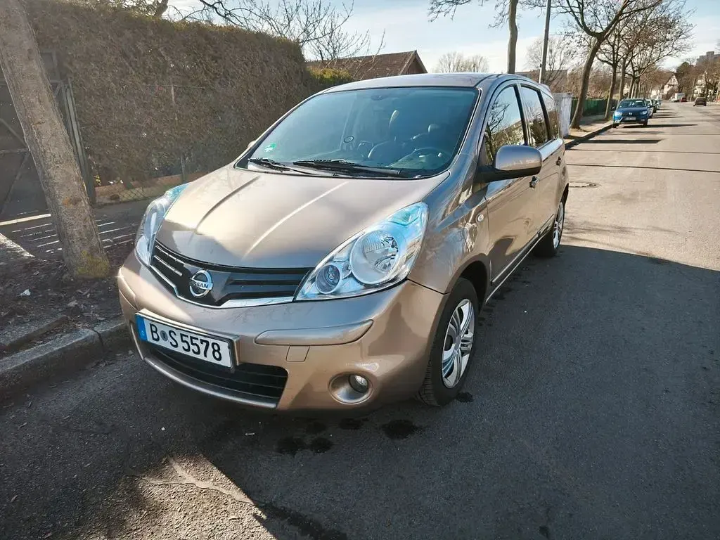 Gebraucht Nissan Note I-Way 90 PS (66 kW) 2013 Beige Kleinwagen