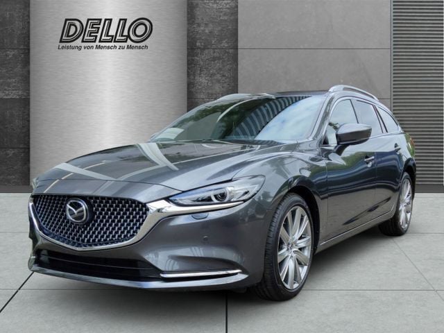 Silber (platinum quartz m) Neu 2024 Mazda 6 Takumi-Line Kombi | 34.990 € (Guter Preis) - Bild 1/4