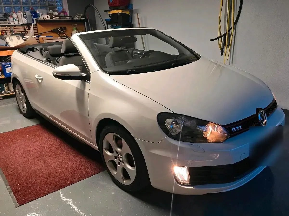 Gebraucht VW Golf Cabriolet GTI 211 PS (155 kW) 2013 Weiß Cabrio