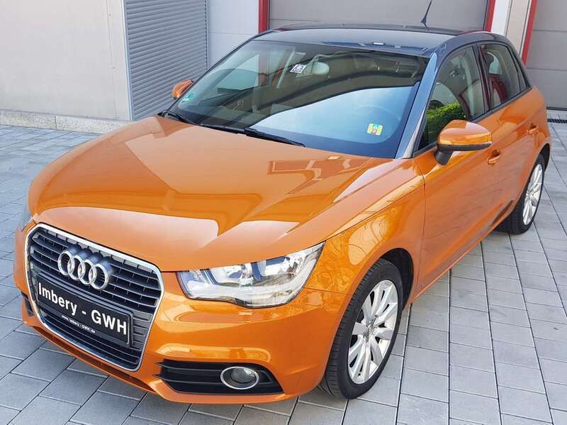Samoaorange metallic Gebraucht 2012 Audi A1 Ambition Kleinwagen | 9.000 € (Fairer Preis) - Bild 1/4