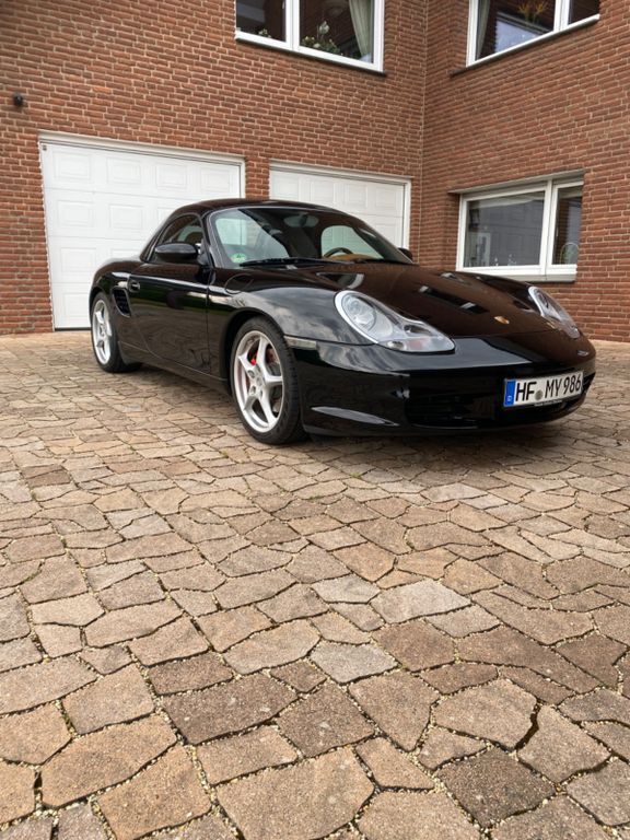 Schwarz Gebraucht 2003 Porsche Boxster S Cabrio | 24.990 € (Fairer Preis) - Bild 1/4
