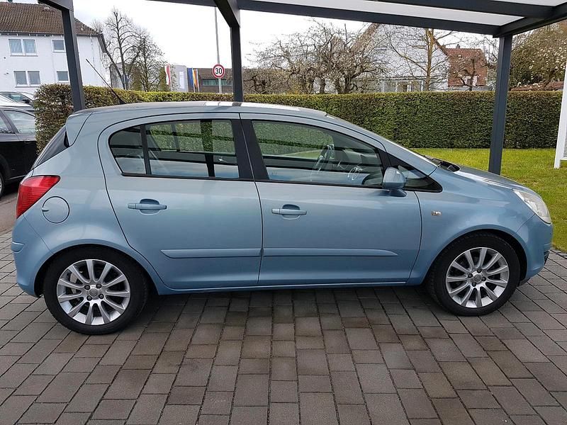 Blau Gebraucht 2008 Opel Corsa Kleinwagen | 4.500 € - Bild 1/4
