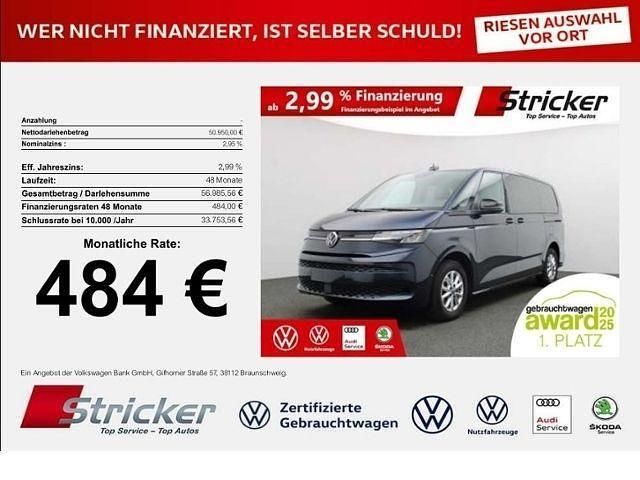 Blau (starlight blue metallic) Gebraucht 2024 VW T7 Life Van | 50.949 € (Guter Preis) - Bild 1/2