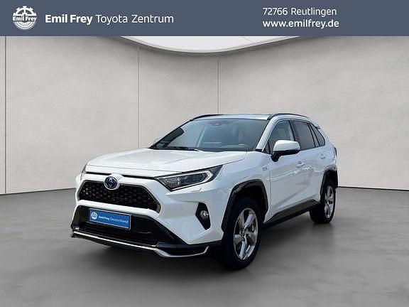 Schneeweiß Gebraucht 2021 Toyota RAV4 Hybrid SUV | 37.490 € (Etwas zu teuer) - Bild 1/4