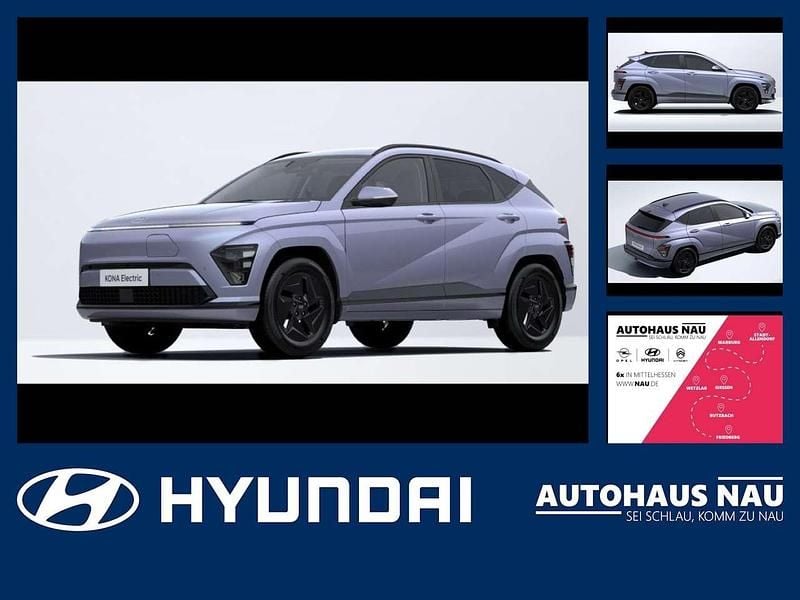 Meta blue / mic Neu 2025 Hyundai Kona Select SUV | 37.490 € (Teuer) - Bild 1/4