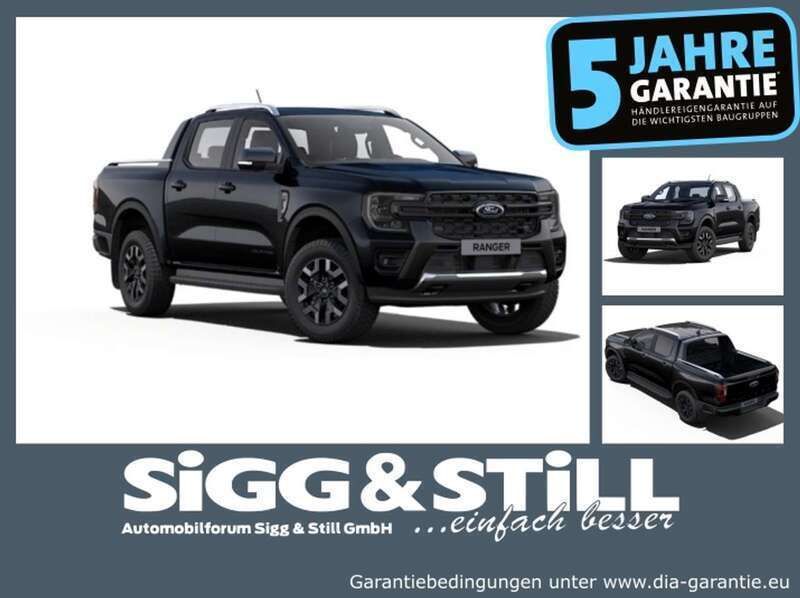 Agate black Neu 2025 Ford Ranger Wildtrack Abholung | 52.990 € (Guter Preis) - Bild 1/4