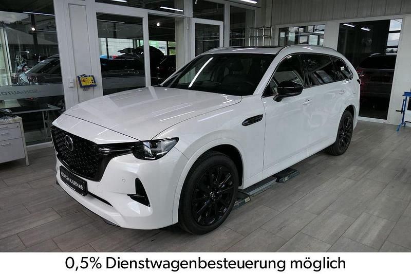 Weiß Neu 2025 Mazda CX-80 Homura-Line SUV | 50.700 € (Guter Preis) - Bild 1/4