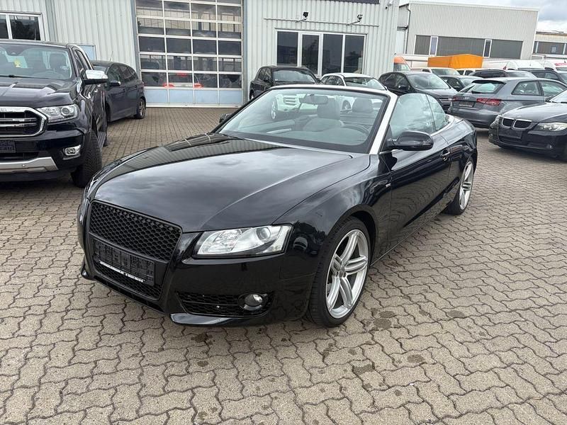 Schwarz Gebraucht 2010 Audi A5 Cabriolet S-Line Cabrio | 8.990 € (Guter Preis) - Bild 1/4