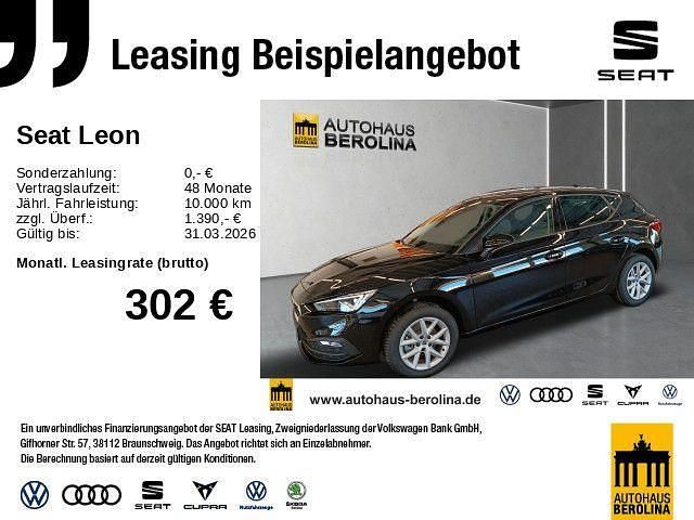 Schwarz Neu 2026 Seat Leon Limousine | 29.666 € (Fairer Preis) - Bild 1/4