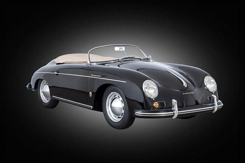 Gebraucht Porsche 356 75 PS (55 kW) 1956 Schwarz Cabrio