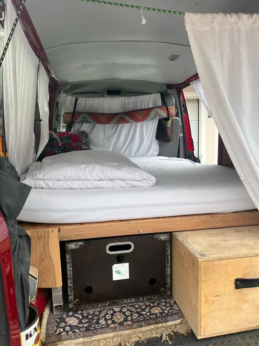 Gebraucht VW Transporter 84 PS (61 kW) 2004 Rot Van
