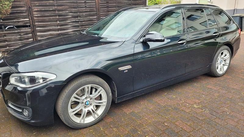 Schwarz Gebraucht 2015 BMW 535 Sport Line Kombi | 16.850 € (Guter Preis) - Bild 1/4