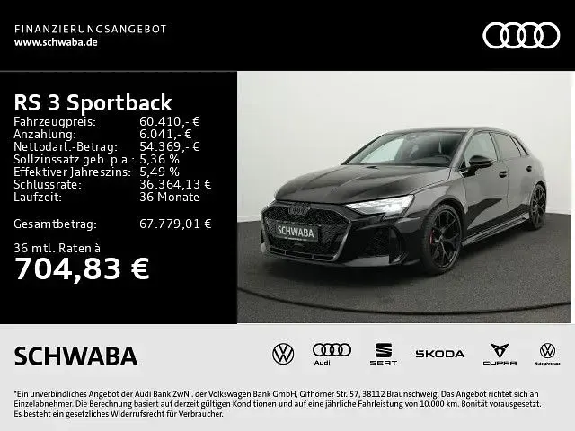 Gebraucht Audi RS3 Sport 400 PS (294 kW) 2025 Mythosschwarz metallic Limousine