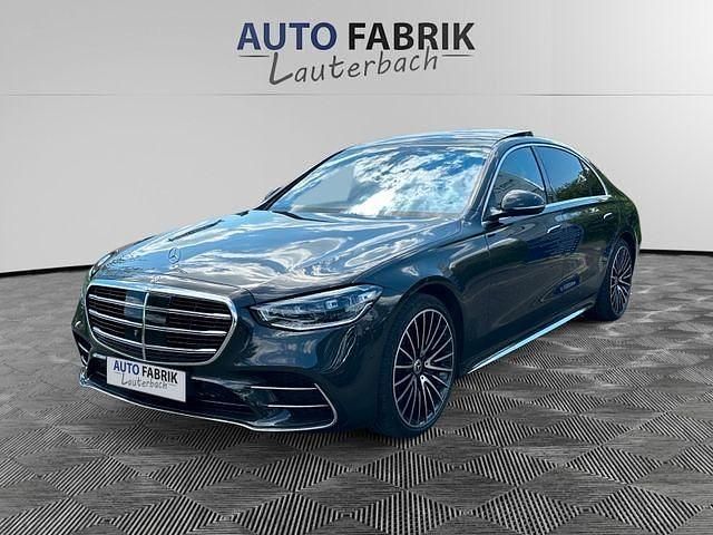Schwarz Gebraucht 2023 Mercedes S580 AMG line Limousine | 114.300 € - Bild 1/4