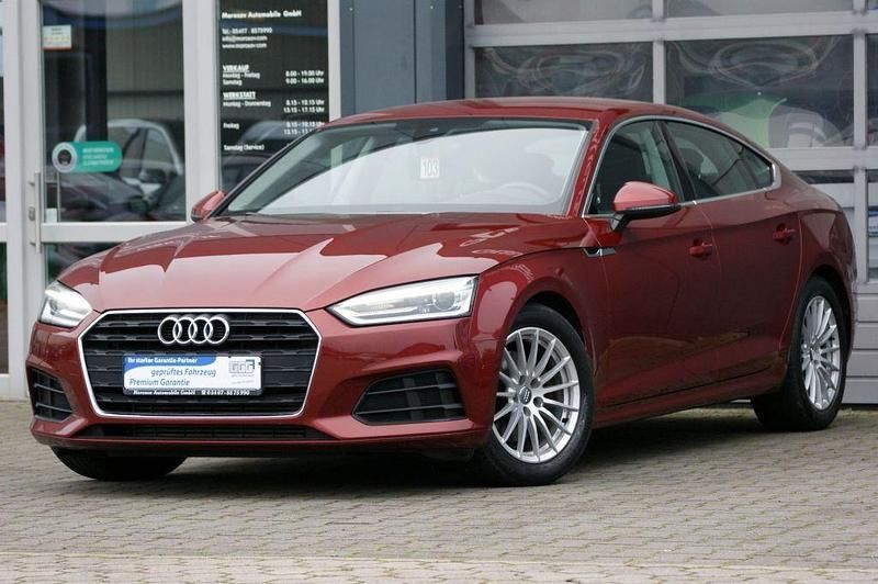 Rot Gebraucht 2019 Audi A5 Sportback Sport Limousine | 20.099 € (Guter Preis) - Bild 1/4