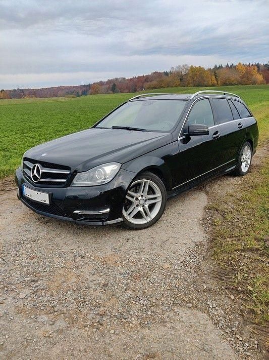 Schwarz Gebraucht 2013 Mercedes C250 Avantgarde Kombi | 6.950 € (Superpreis) - Bild 1/4