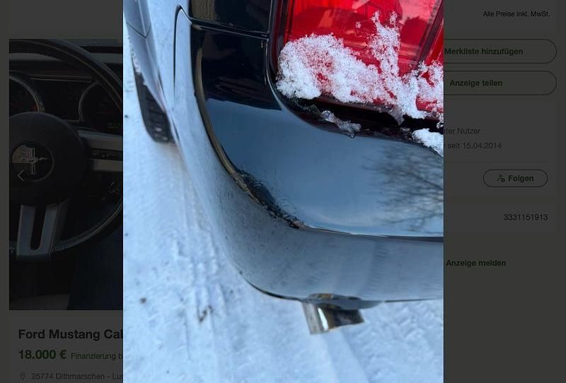 Gebraucht Ford Mustang 305 PS (224 kW) 2005 Schwarz Cabrio