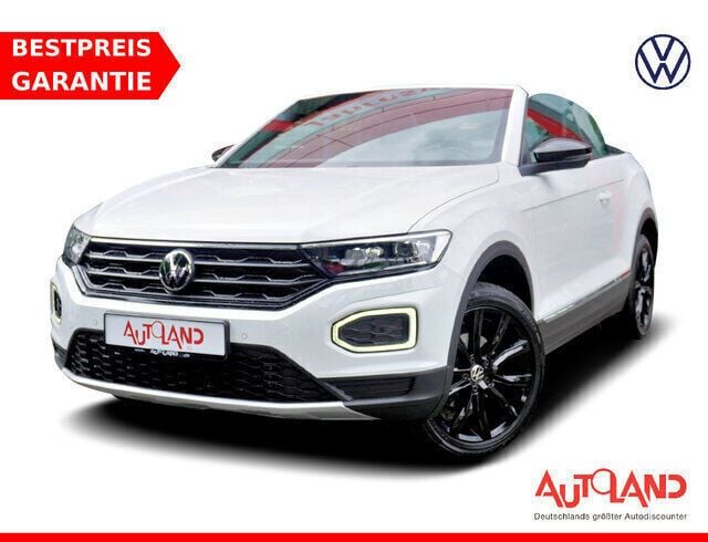 Weiß Gebraucht 2021 VW T-Roc Cabriolet Style Cabrio | 27.950 € (Fairer Preis) - Bild 1/4