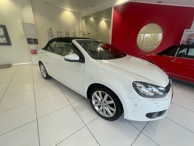 Gebraucht VW Golf Cabriolet 160 PS (117 kW) 2012 Weiß Cabrio