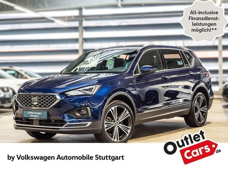 "atlantic" blau Gebraucht 2020 Seat Tarraco XCELLENCE SUV | 27.930 € (Superpreis) - Bild 1/3