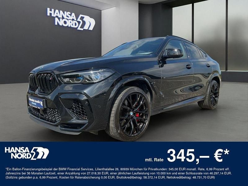 Schwarz Gebraucht 2022 BMW X6 M Competition Edition SUV | 75.750 € (Superpreis) - Bild 1/4