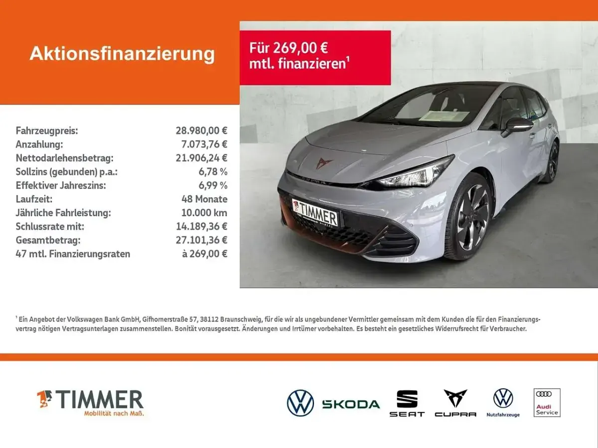 Gebraucht Cupra Born 150 kW (204 PS) 2024 Grau Kleinwagen