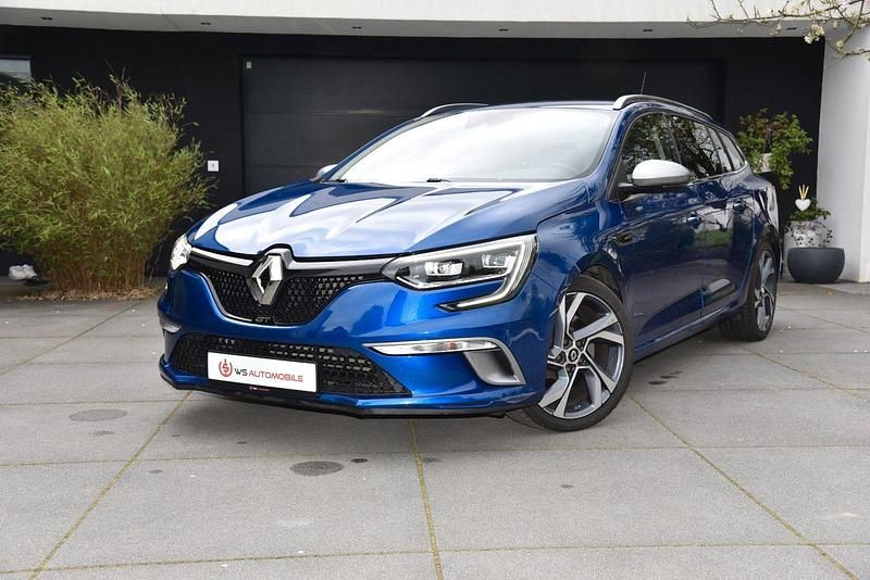 Blau Gebraucht 2018 Renault Mégane GrandTour GT Kombi | 16.950 € (Fairer Preis) - Bild 1/4
