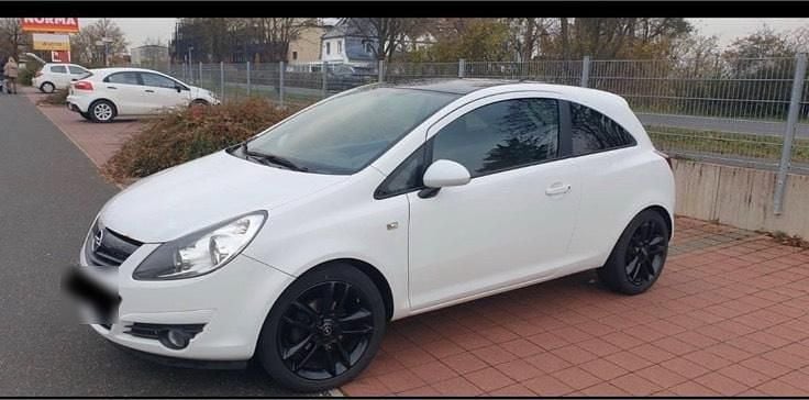 Gebraucht Opel Corsa 80 PS (58 kW) 2009 Weiß Kleinwagen