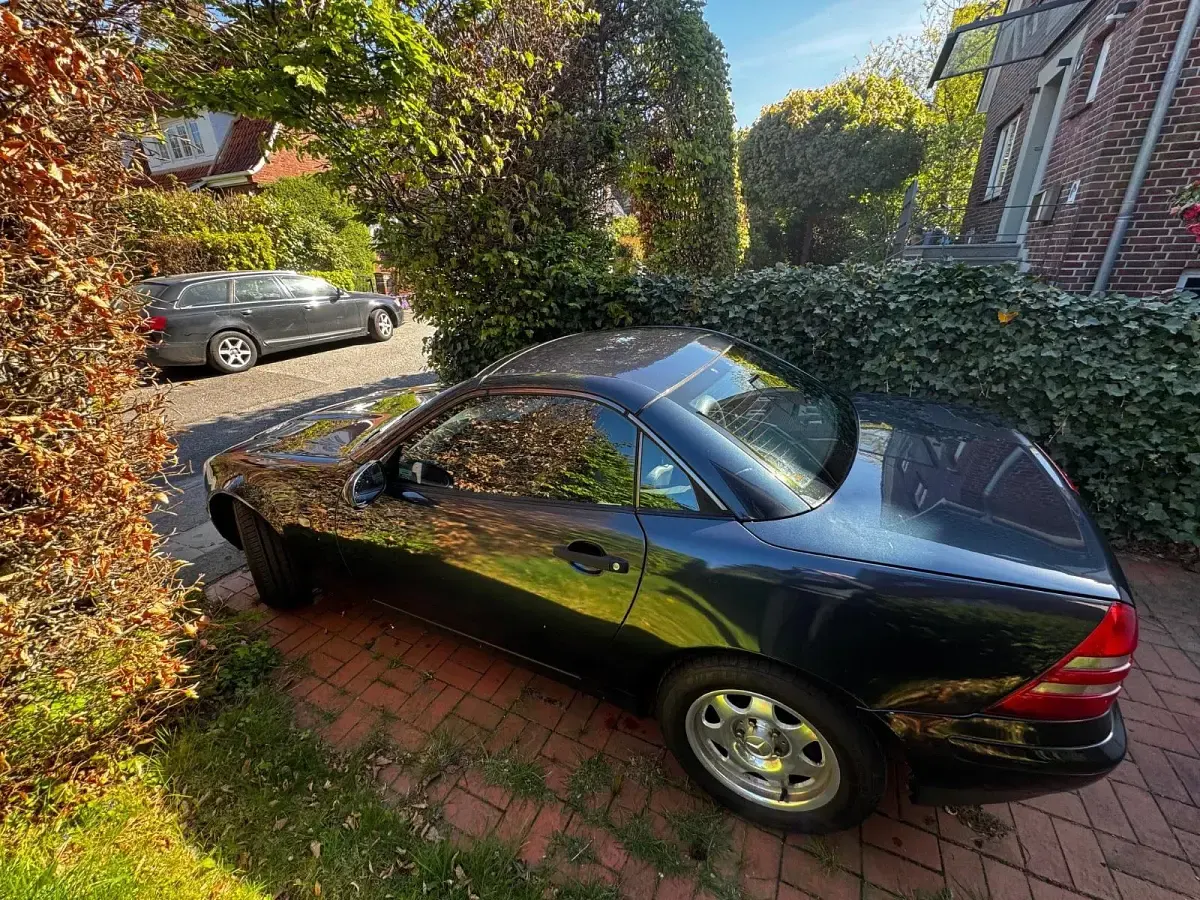 Gebraucht Mercedes SLK200 135 PS (99 kW) 1998 Blau Cabrio