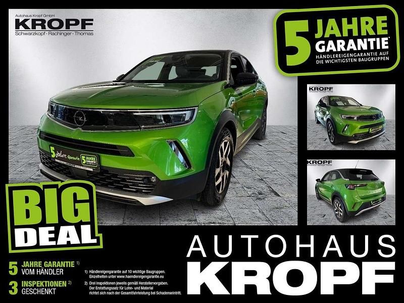 Matcha green/ikone gruen Gebraucht 2022 Opel Mokka-e Elegance SUV | 17.990 € (Guter Preis) - Bild 1/4
