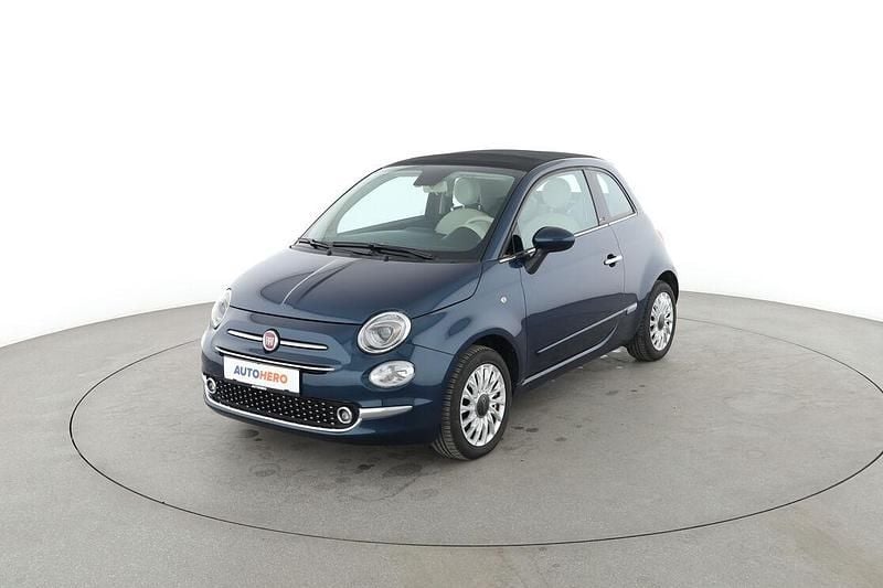 Blau Gebraucht 2019 Fiat 500C Lounge Cabrio | 13.690 € (Etwas zu teuer) - Bild 1/3