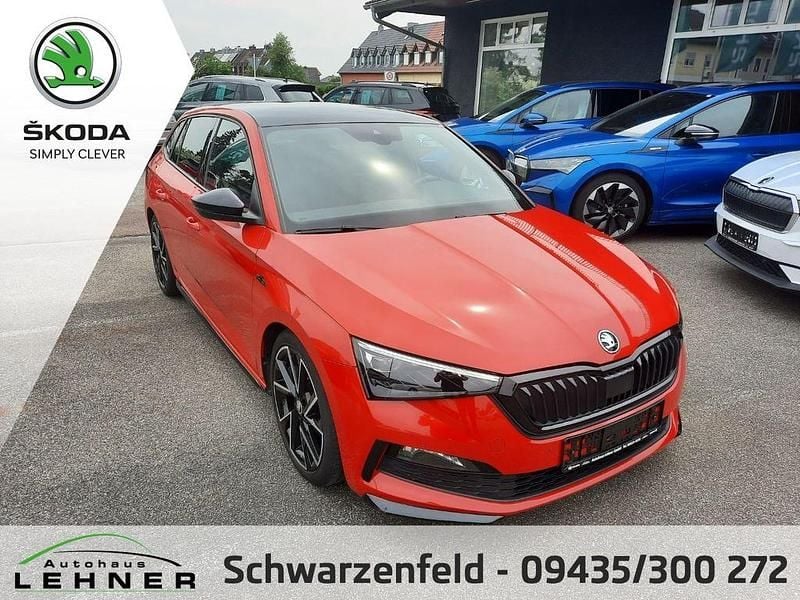 Rot Gebraucht 2021 Skoda Scala Monte Carlo Kleinwagen | 21.490 € (Etwas zu teuer) - Bild 1/4