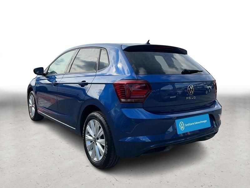 Gebraucht VW Polo Highline 95 PS (69 kW) 2021 Blau Kleinwagen