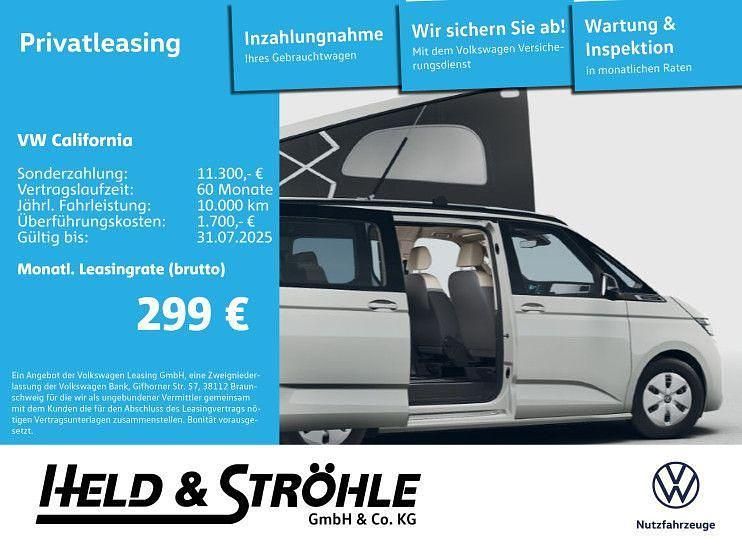 Weiß Neu 2025 VW California Beach Van | 59.600 € - Bild 1/2