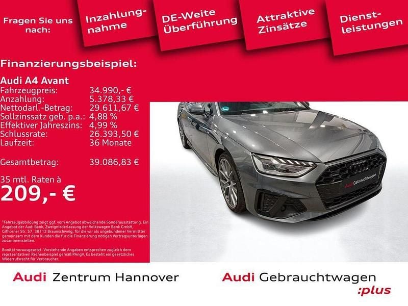 Gebraucht Audi A4 S-Line 204 PS (150 kW) 2023 Daytonagrau perleffekt Kombi