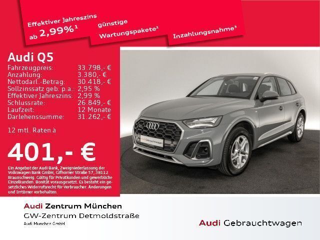 Quantumgrau Gebraucht 2021 Audi Q5 S-Line SUV | 35.887 € (Superpreis) - Bild 1/2