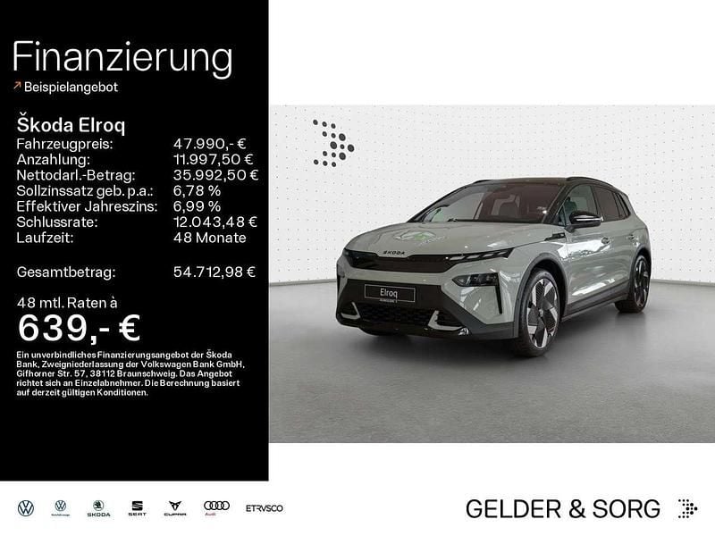 Grün Gebraucht 2025 Skoda Elroq First Edition SUV | 47.990 € (Fairer Preis) - Bild 1/4