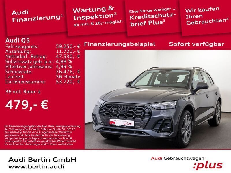 Daytonagrau perleffekt Gebraucht 2024 Audi Q5 Business SUV | 64.500 € - Bild 1/2