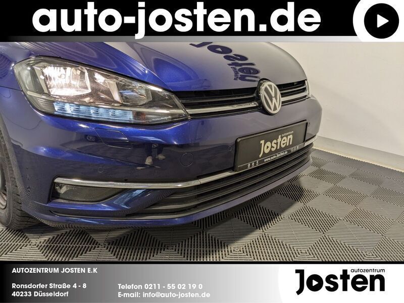 Blau atlantic blue metallic (blau) metallic Gebraucht 2018 VW Golf VII Join Limousine | 13.490 € (Guter Preis) - Bild 1/4