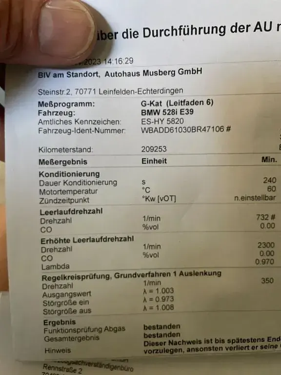 Gebraucht BMW 528 193 PS (141 kW) 1998 Silber Limousine