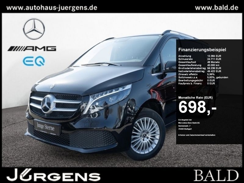 Obsidianschwarz metallic Gebraucht 2023 Mercedes V300 Avantgarde Van / Kleinbus | 61.499 € (Guter Preis) - Bild 1/4