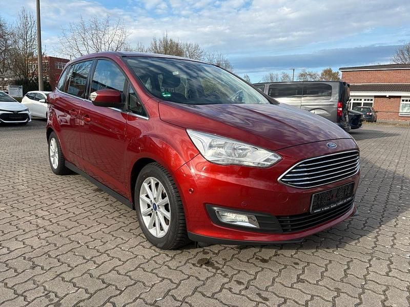 Gebraucht Ford Grand C-Max Titanium 120 PS (88 kW) 2016 Rot Van / Kleinbus
