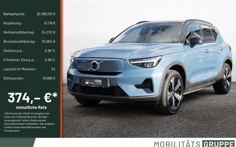Blau Gebraucht 2022 Volvo EX40 Core SUV | 30.390 € (Fairer Preis) - Bild 1/4