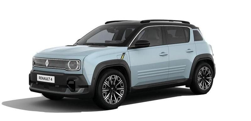 Kumulusblau+blackpearlschwarz Gebraucht 2025 Renault 4 E-Tech Iconic SUV | 33.979 € (Superpreis) - Bild 1/4