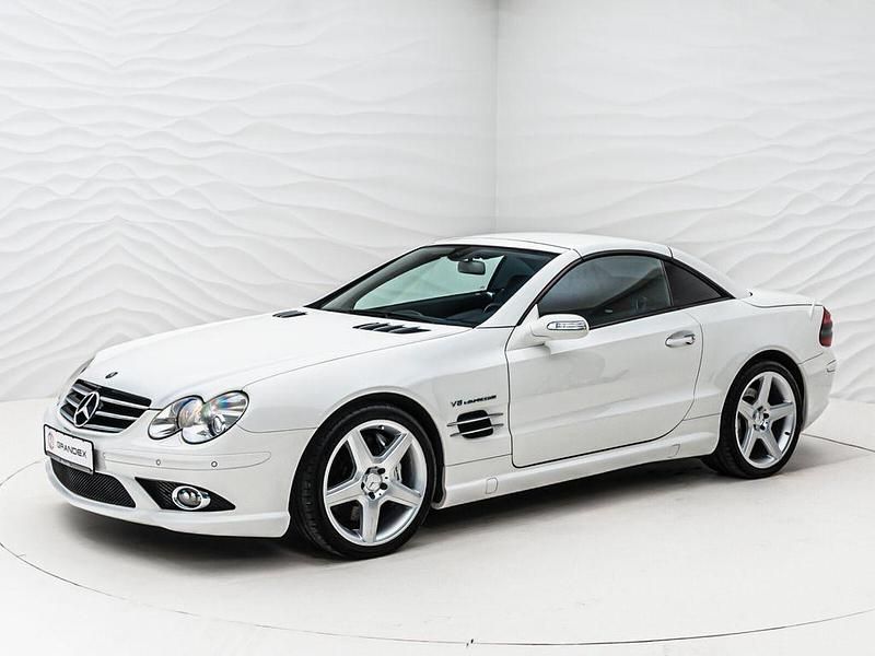Gebraucht Mercedes SL55 AMG AMG 517 PS (380 kW) 2007 Weiß Cabrio